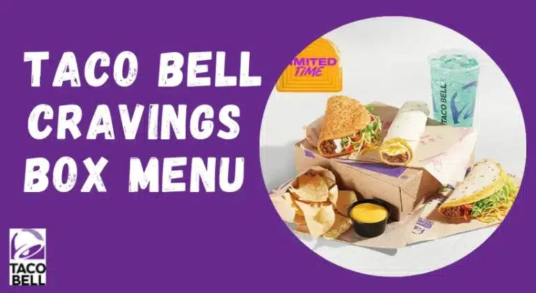 Taco Bell Cravings Box menu